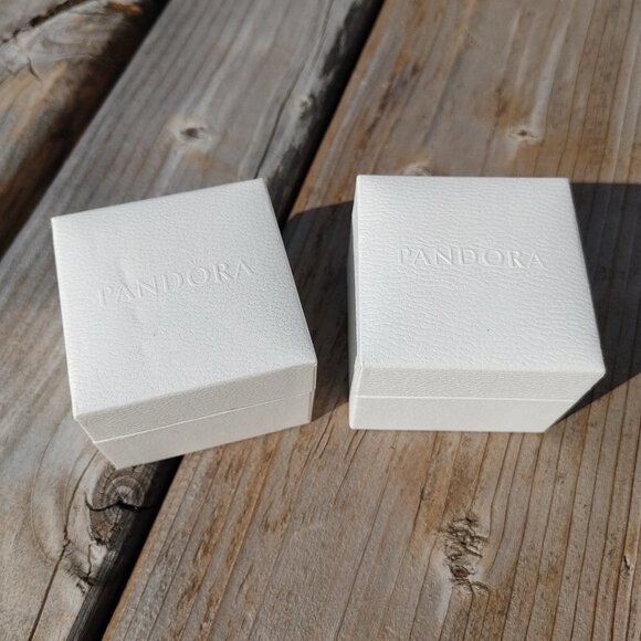 PANDORA BOX PAIR Pandora Charm Box Storage 15 - Picture 1 of 3
